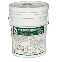 PAINT BOOTH COATING-CLEAR/WASHAB